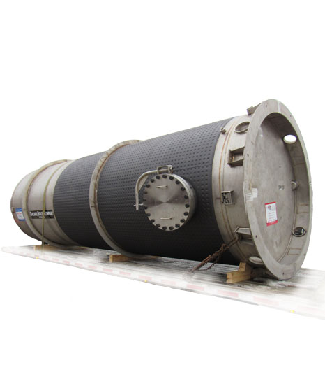 A custom-built agitated process tank with a mounted top-entry drive. A custom-built agitated process tank with a mounted top-entry drive.