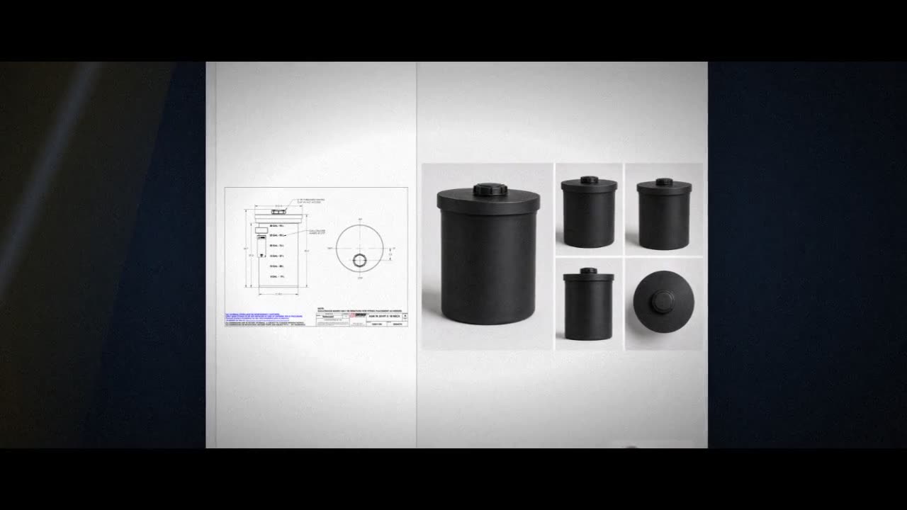 Snyder Industries 35 Gallon ASTM XLPE Black Heavy Duty Vertical Storag video