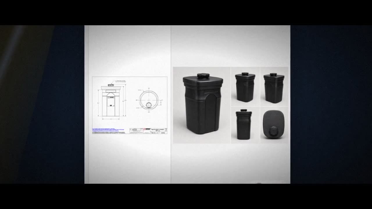 Snyder Industries 35 Gallon ASTM XLPE Black Double Wall Tank video