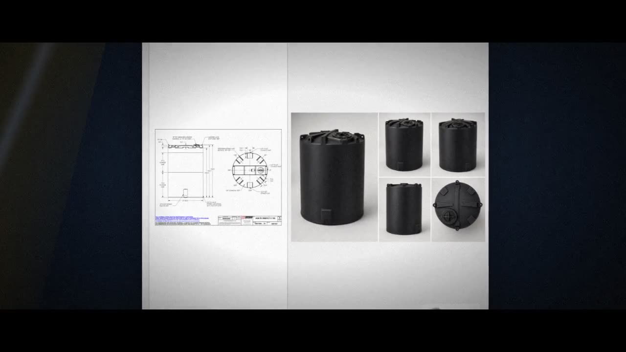 Snyder Industries 5000 Gallon ASTM XLPE Black Heavy Duty Vertical Stor video