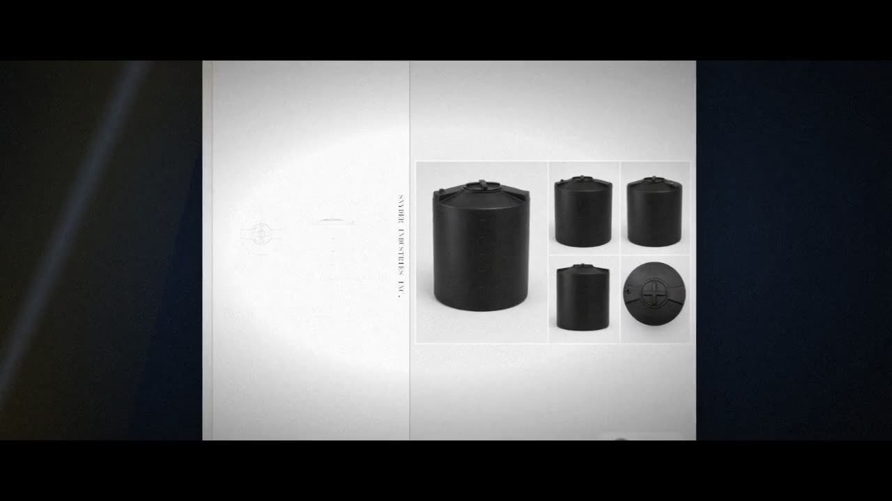 Snyder Industries 200 Gallon ASTM Black Heavy Duty Vertical Storage Ta video