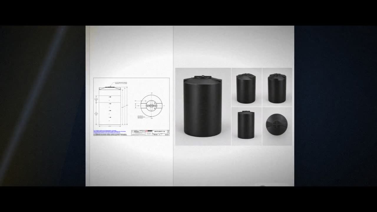 Snyder Industries 250 Gallon ASTM XLPE Black Heavy Duty Vertical Stora video