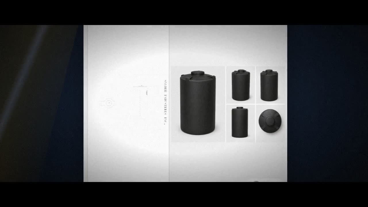 Snyder Industries 175 Gallon ASTM XLPE Black Heavy Duty Vertical Stora video