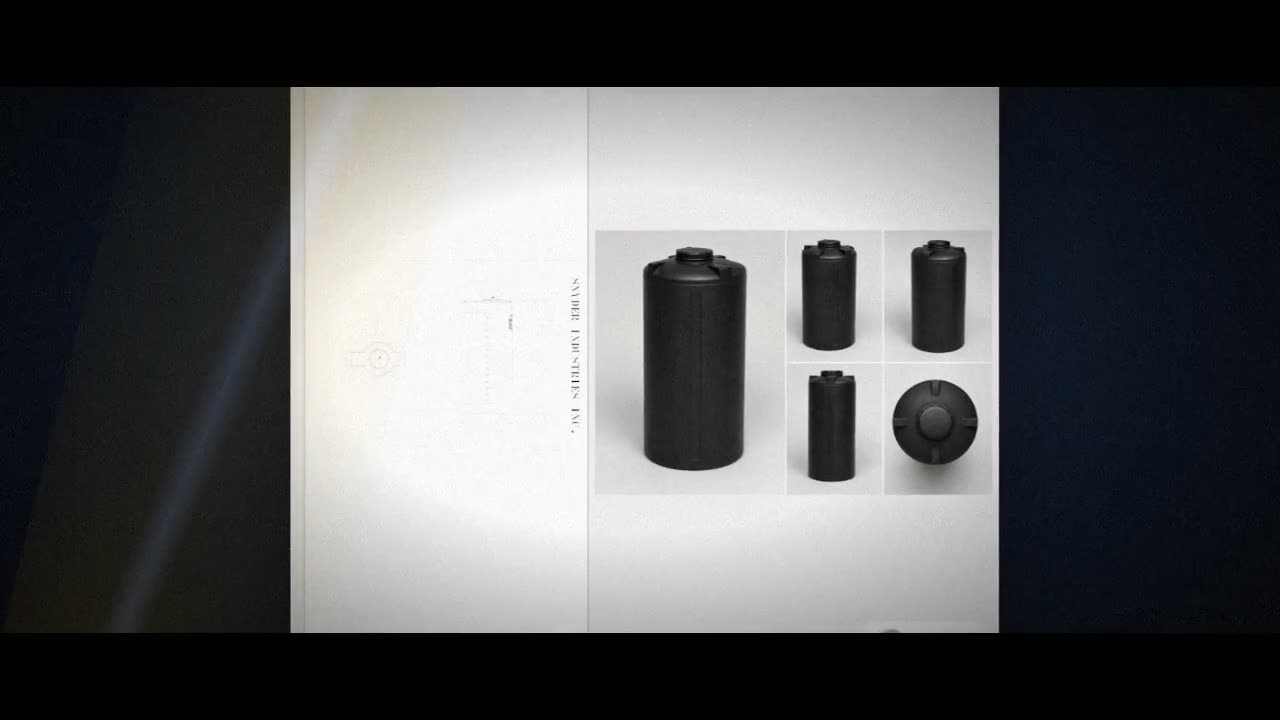 Snyder Industries 175 Gallon ASTM Black Heavy Duty Vertical Storage Ta video