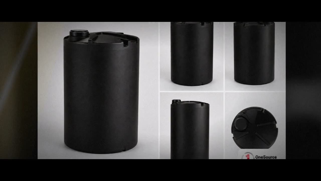Snyder Industries 70 Gallon Black Heavy Duty Vertical Storage Tank video