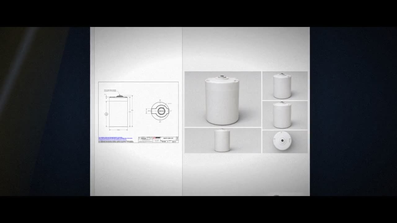 Snyder Industries 130 Gallon ASTM XLPE Heavy Duty Vertical Storage Tan video
