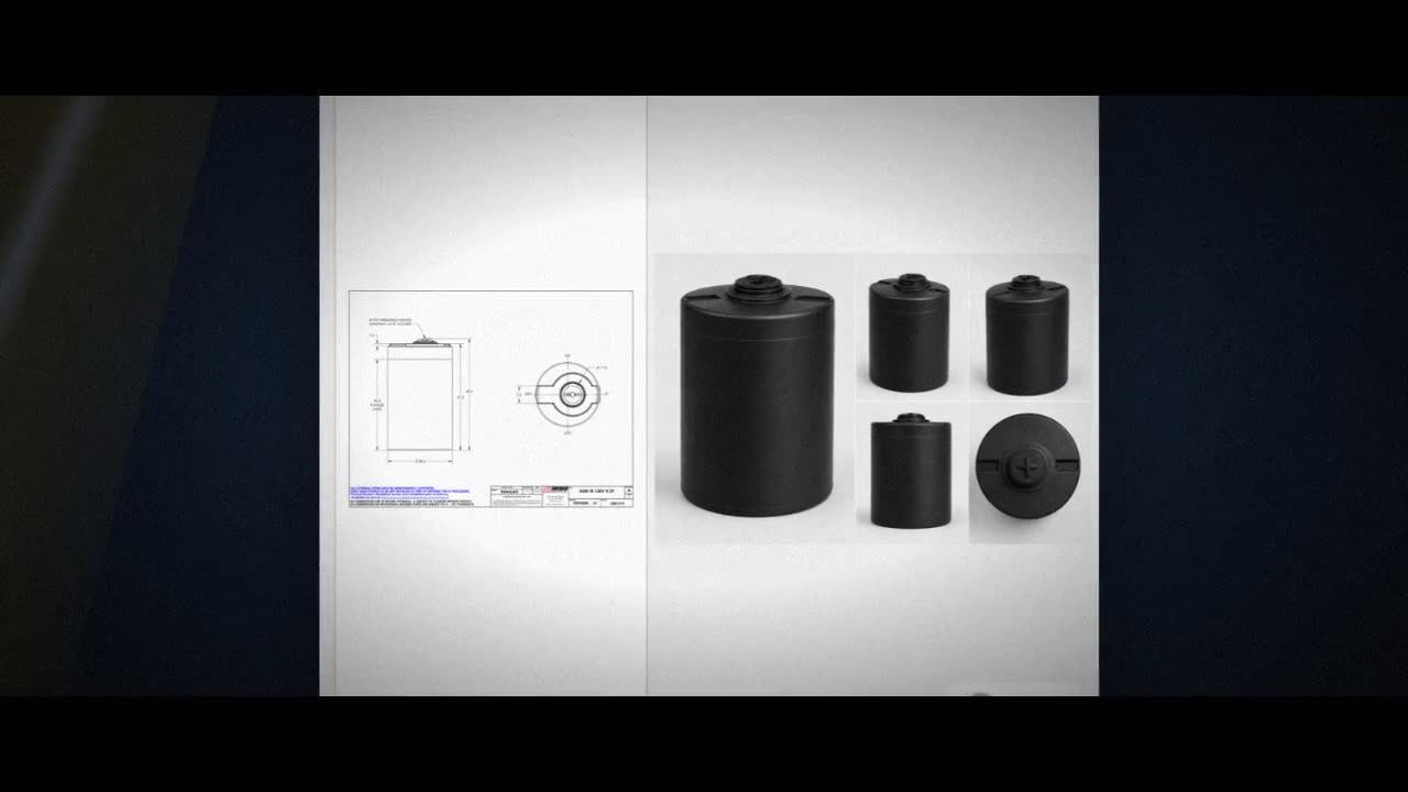 Snyder Industries 130 Gallon ASTM XLPE Black Heavy Duty Vertical Stora video