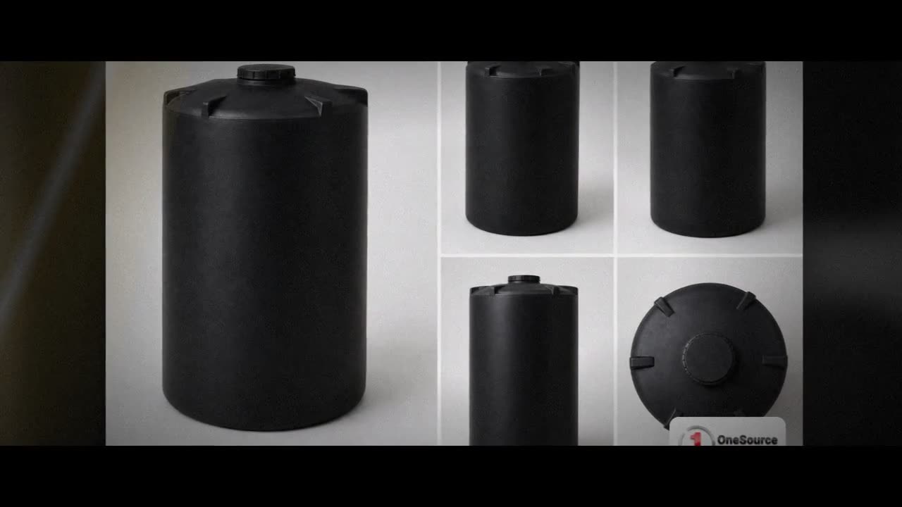 Snyder Industries 300 Gallon Black Heavy Duty Vertical Storage Tank video