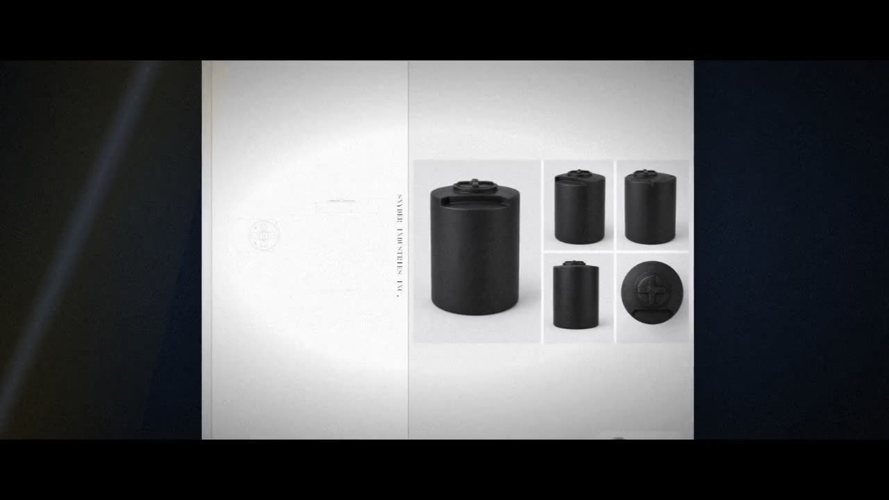 Snyder Industries 150 Gallon ASTM Black Heavy Duty Vertical Storage Ta video