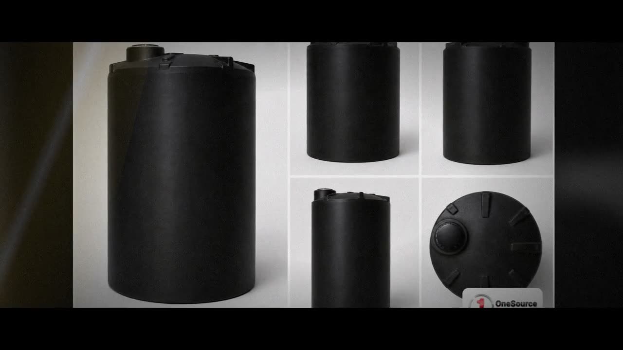 Snyder Industries 290 Gallon Black Heavy Duty Vertical Storage Tank video