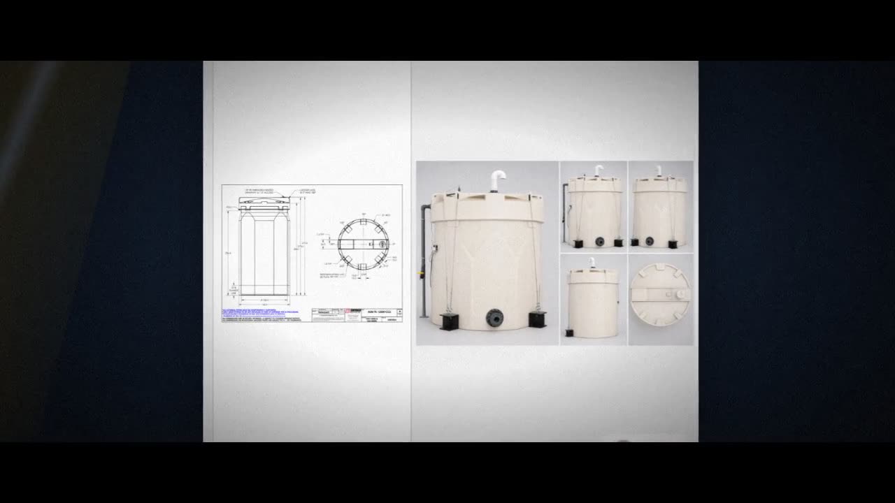 Snyder Industries 12500 Gallon ASTM XLPE Double Wall Tank video