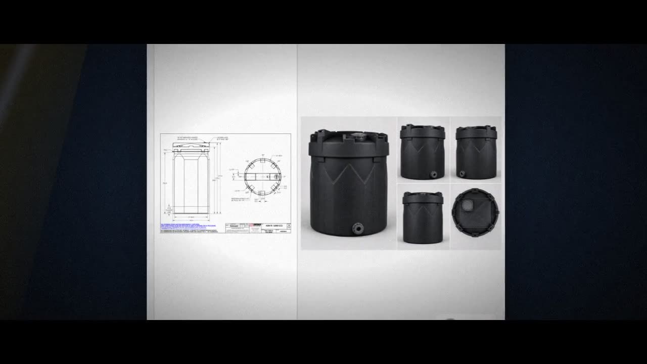 Snyder Industries 12500 Gallon ASTM Black Double Wall Tank video