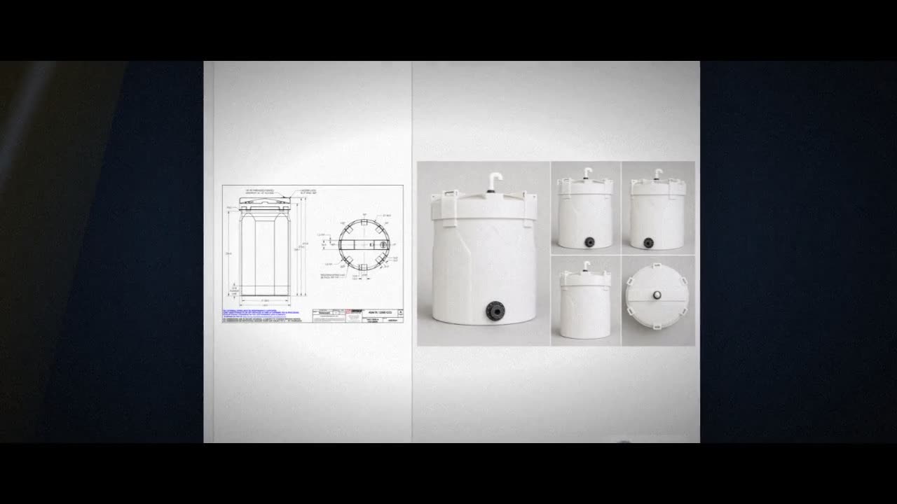Snyder Industries 12500 Gallon Sodium Hypochlorite (UV) Double Wall Ta video