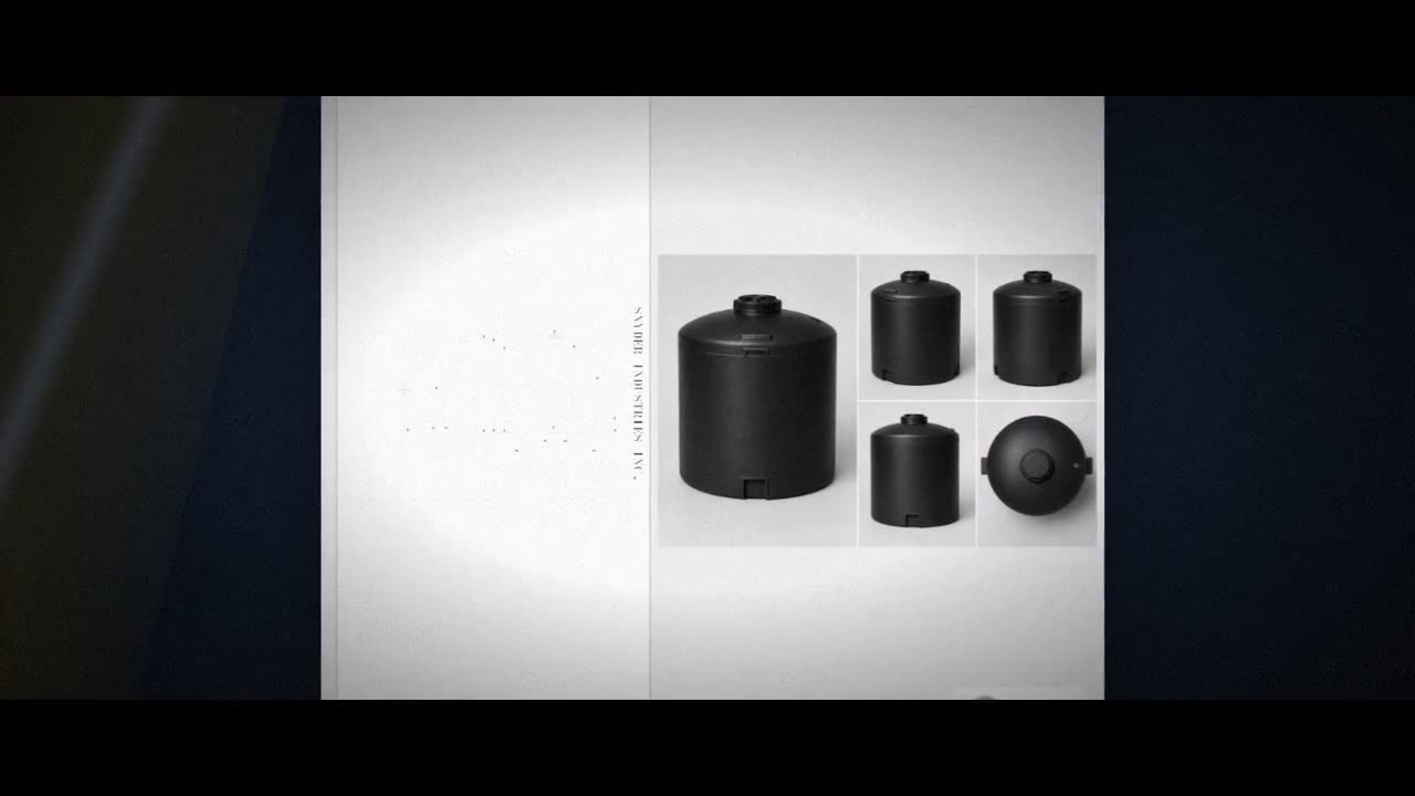 Snyder Industries 200 Gallon ASTM Black Heavy Duty Vertical Storage Ta video