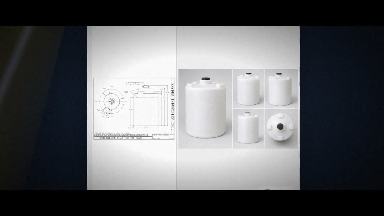 Snyder Industries 200 Gallon ASTM XLPE Heavy Duty Vertical Storage Tan video