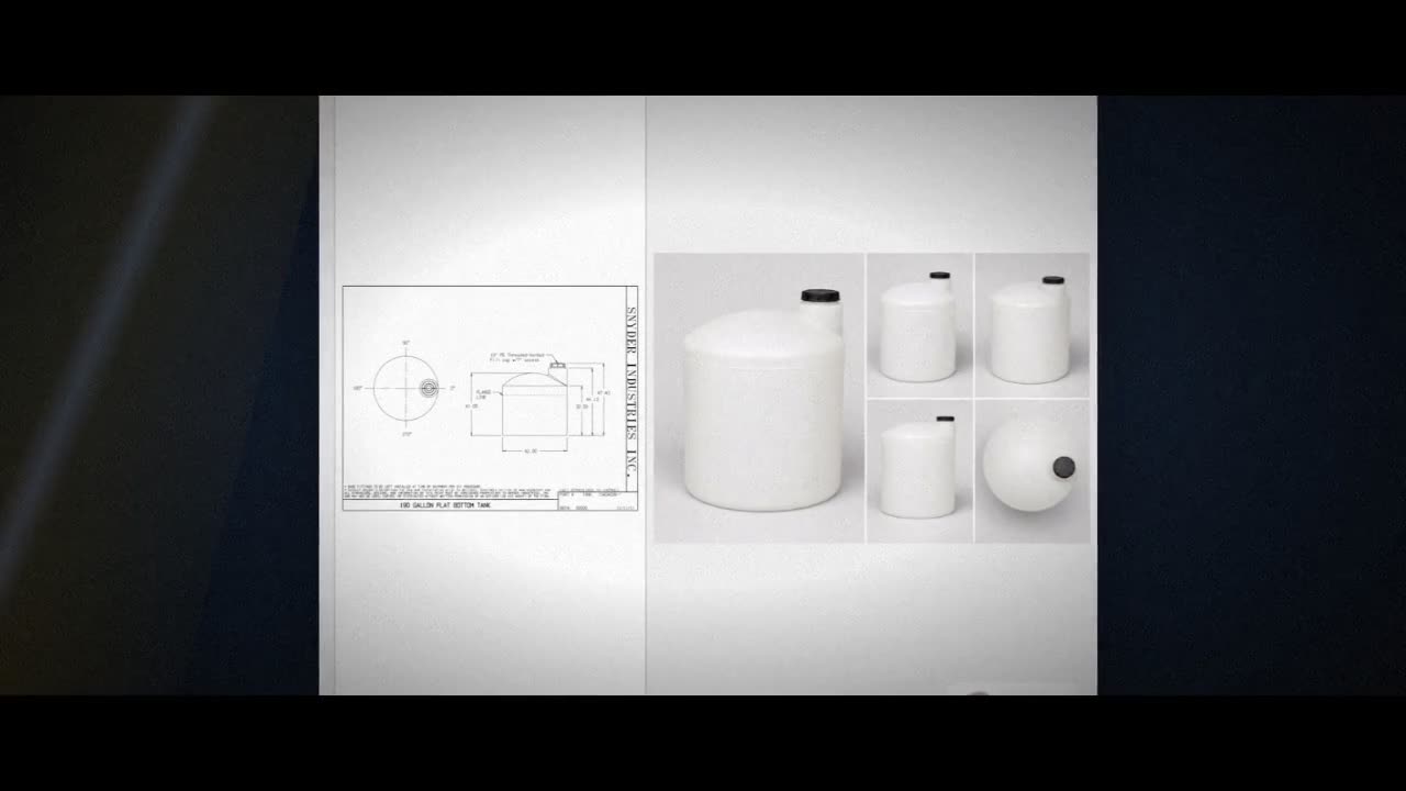 Snyder Industries 190 Gallon ASTM XLPE Heavy Duty Vertical Storage Tan video