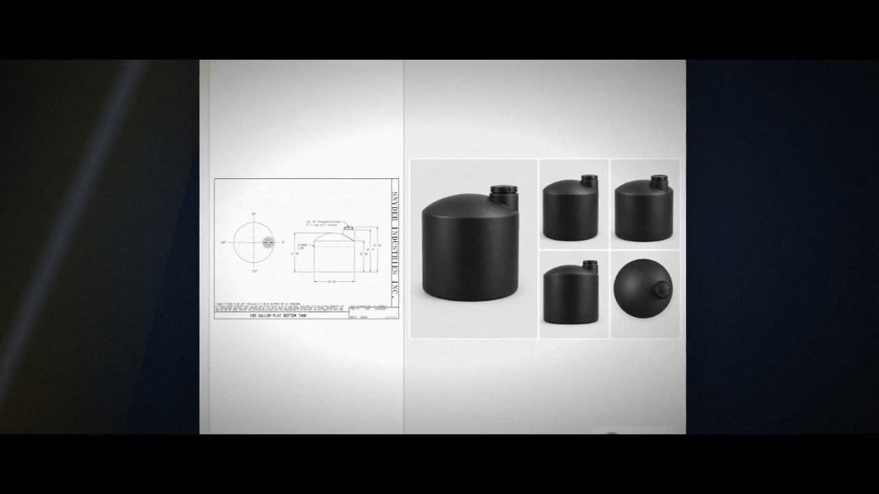 Snyder Industries 190 Gallon ASTM XLPE Black Heavy Duty Vertical Stora video
