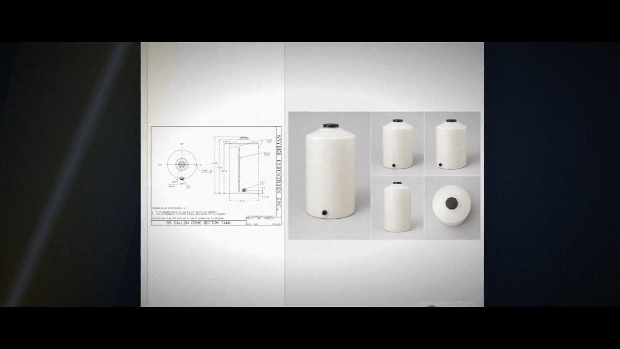 Snyder Industries 65 Gallon Heavy Duty Vertical Storage Tank video