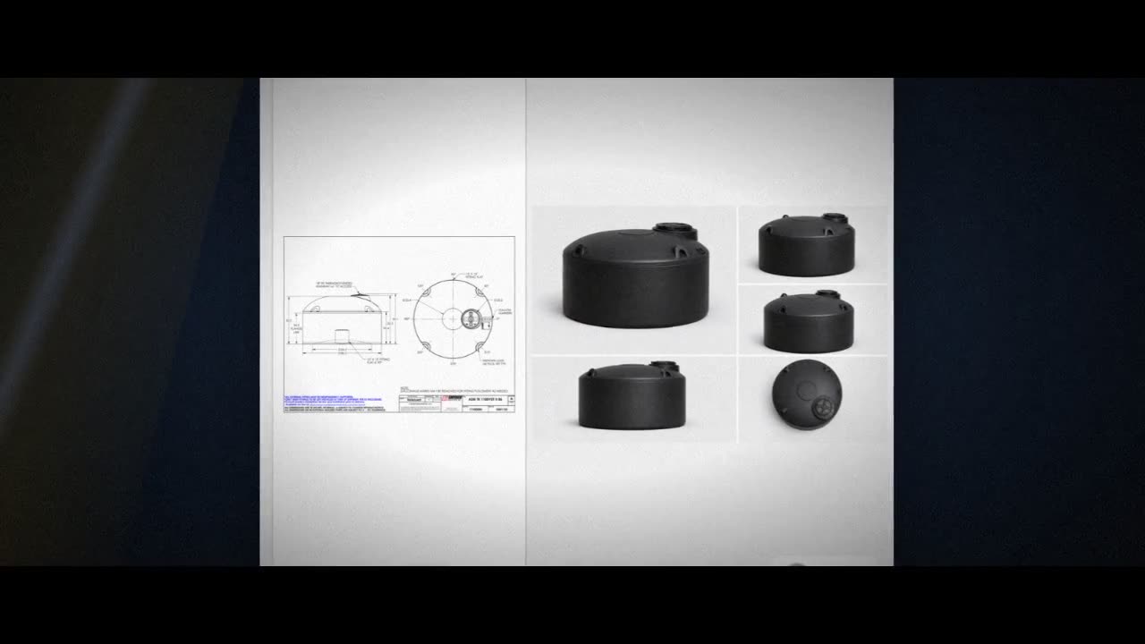Snyder Industries 1100 Gallon ASTM XLPE Black Heavy Duty Vertical Stor video