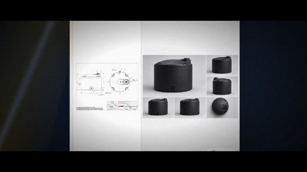 Snyder Industries 1500 Gallon Black Heavy Duty Vertical Storage Tank video