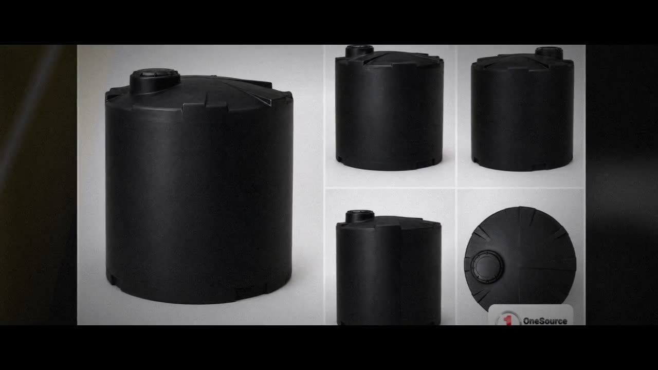Snyder Industries 1500 Gallon ASTM Black Heavy Duty Vertical Storage T video