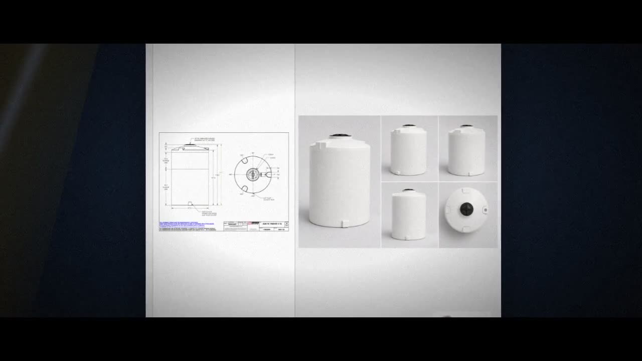 Snyder Industries 1900 Gallon ASTM XLPE Vertical Storage Tank video
