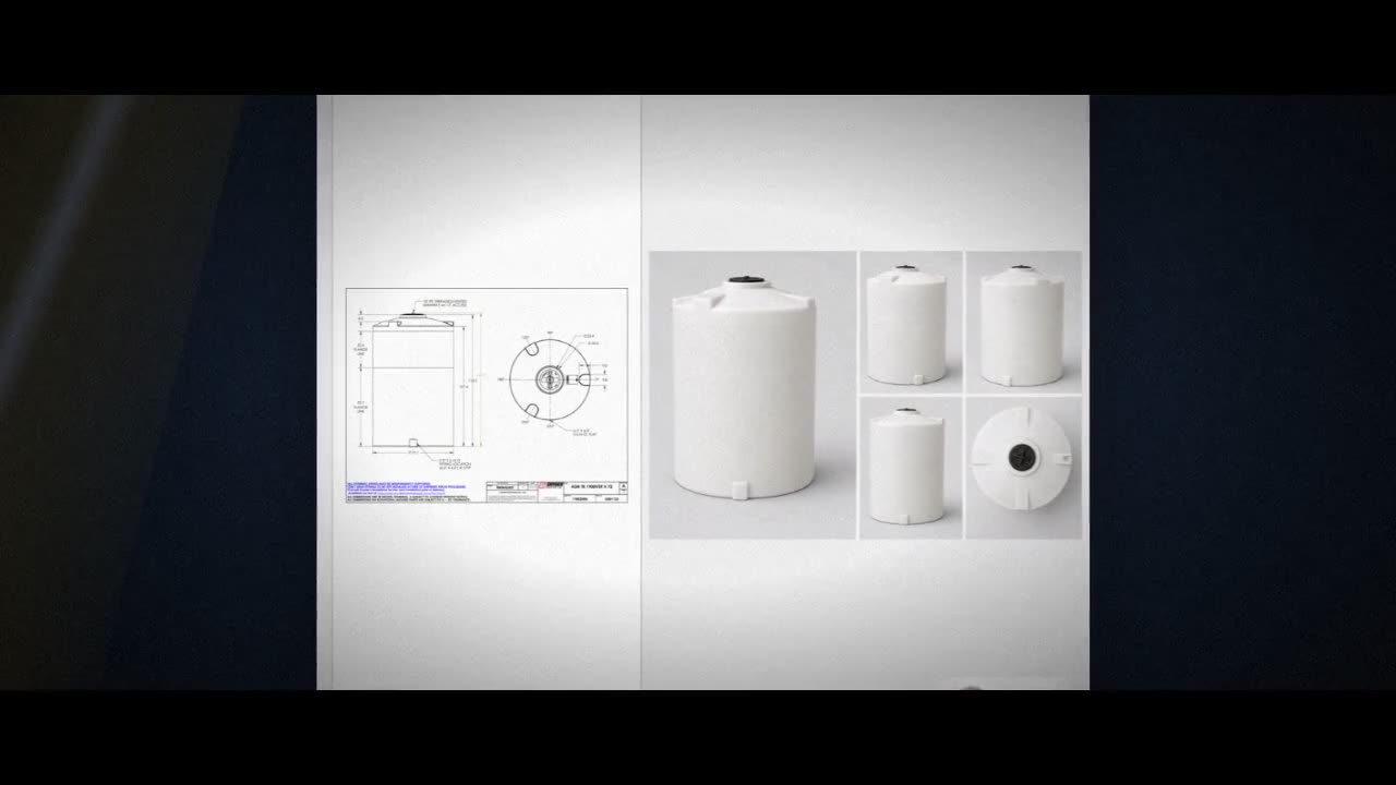 Snyder Industries 1900 Gallon ASTM XLPE Heavy Duty Vertical Storage Ta video