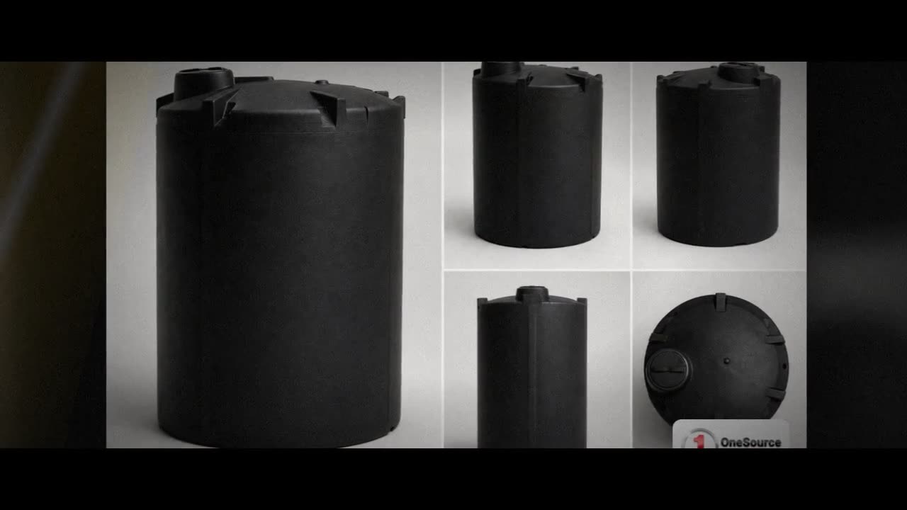 Snyder Industries 550 Gallon ASTM XLPE Black Heavy Duty Vertical Stora video