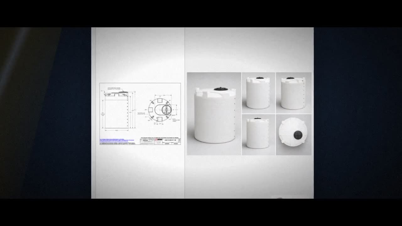 Snyder Industries 550 Gallon ASTM XLPE Heavy Duty Vertical Storage Tan video