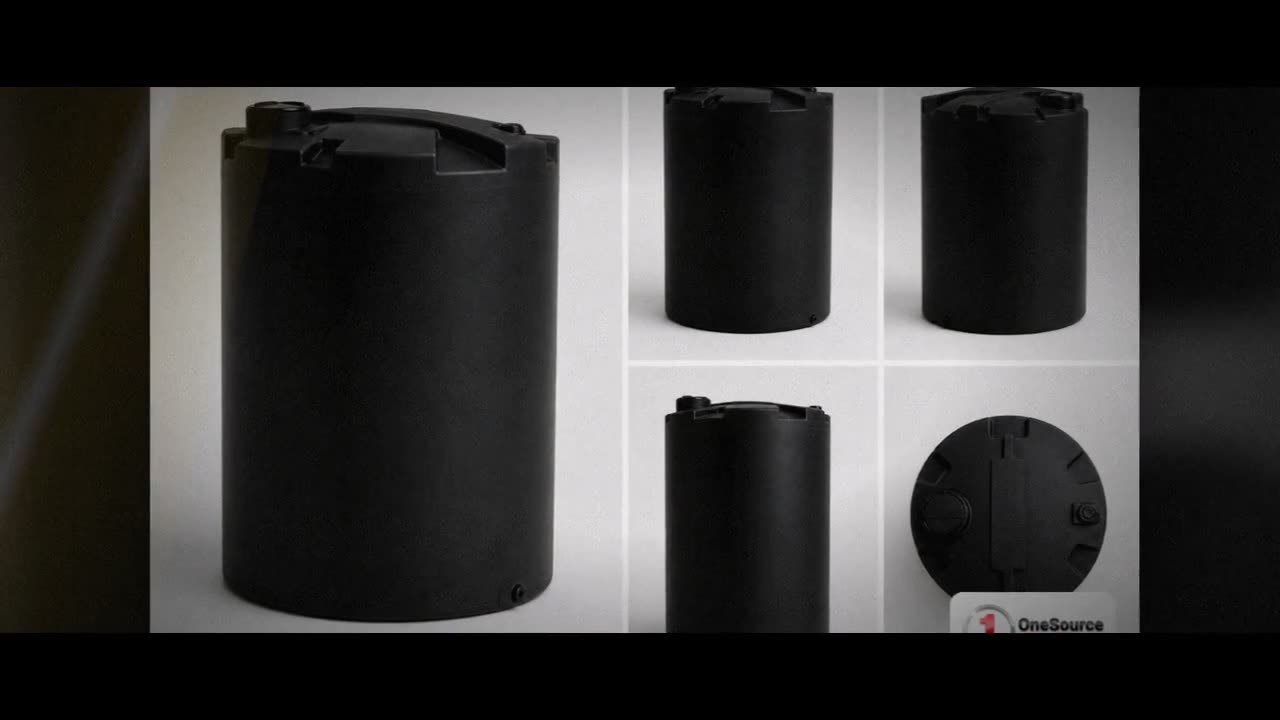 Snyder Industries 850 Gallon ASTM Black Heavy Duty Vertical Storage Ta video