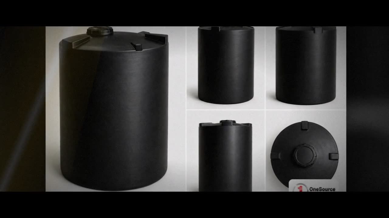 Snyder Industries 1100 Gallon ASTM XLPE Black Heavy Duty Vertical Stor video