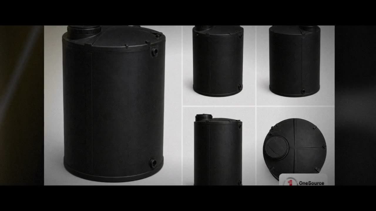 Snyder Industries 1100 Gallon ASTM Black Vertical Storage Tank video
