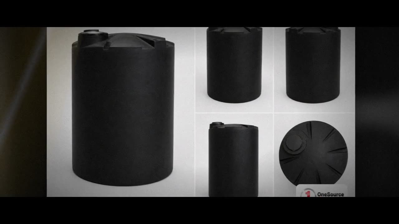 Snyder Industries 1100 Gallon ASTM Black Heavy Duty Vertical Storage T video