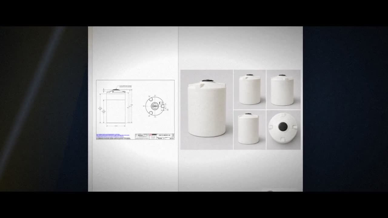Snyder Industries 1200 Gallon ASTM XLPE Vertical Storage Tank video