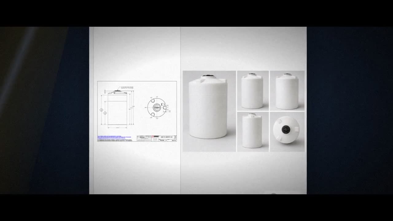 Snyder Industries 1200 Gallon ASTM XLPE Heavy Duty Vertical Storage Ta video