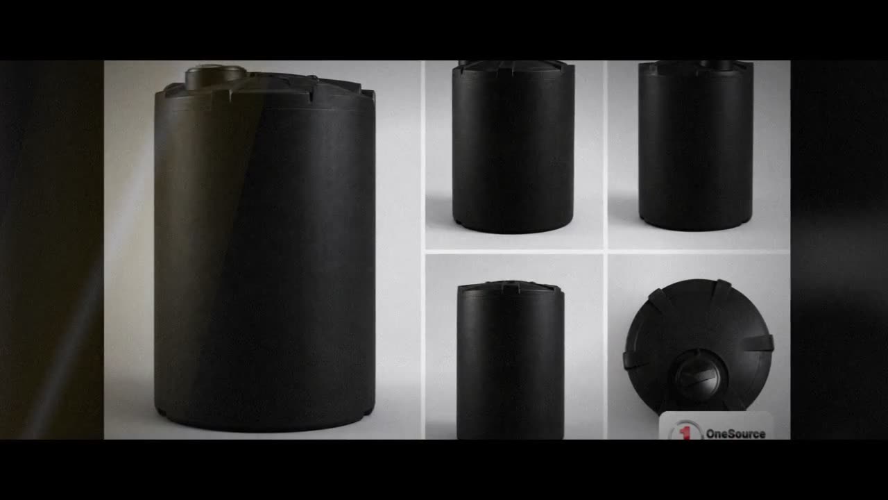 Snyder Industries 1000 Gallon Black Heavy Duty Vertical Storage Tank video