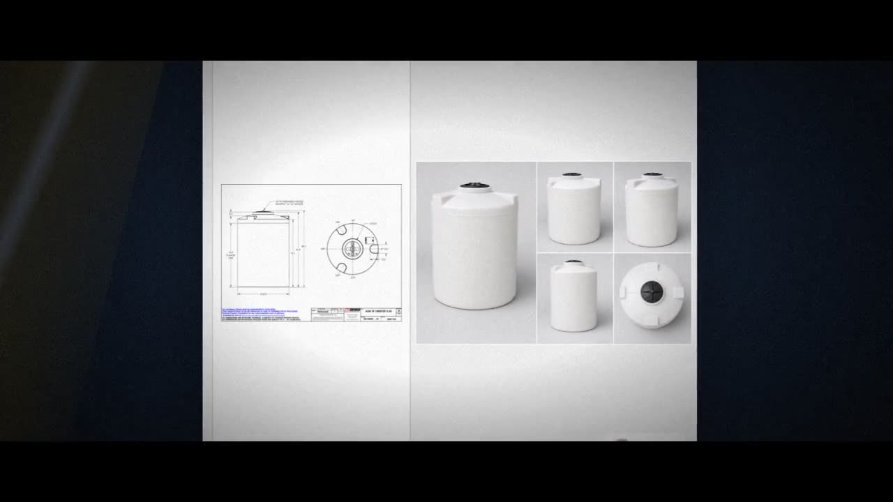 Snyder Industries 1000 Gallon ASTM XLPE Vertical Storage Tank video