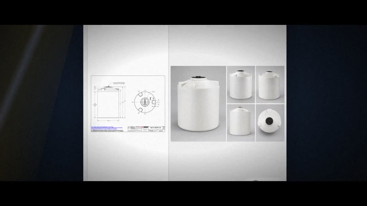 Snyder Industries 1000 Gallon ASTM XLPE Heavy Duty Vertical Storage Ta video
