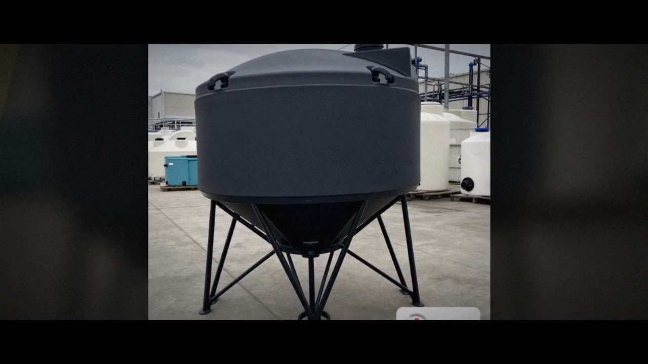 Snyder Industries 1000 Gallon XLPE Heavy Duty Cone Bottom Tank video