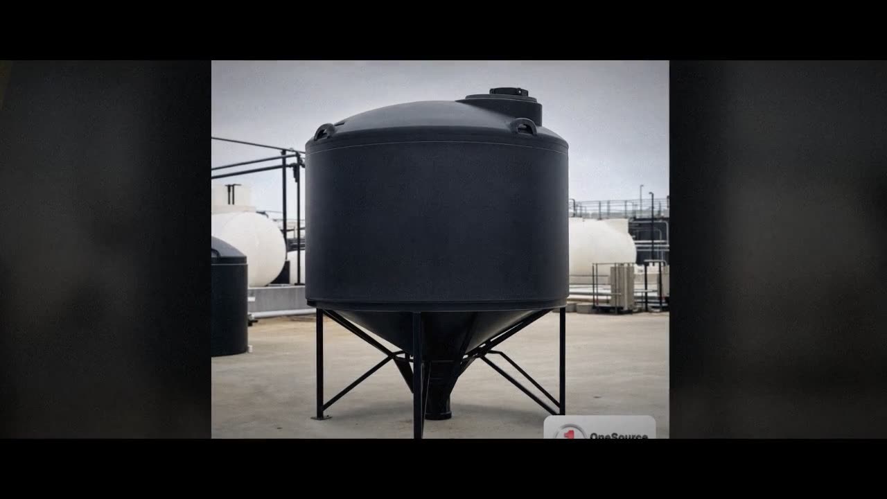 Snyder Industries 1650 Gallon XLPE Heavy Duty Cone Bottom Tank video