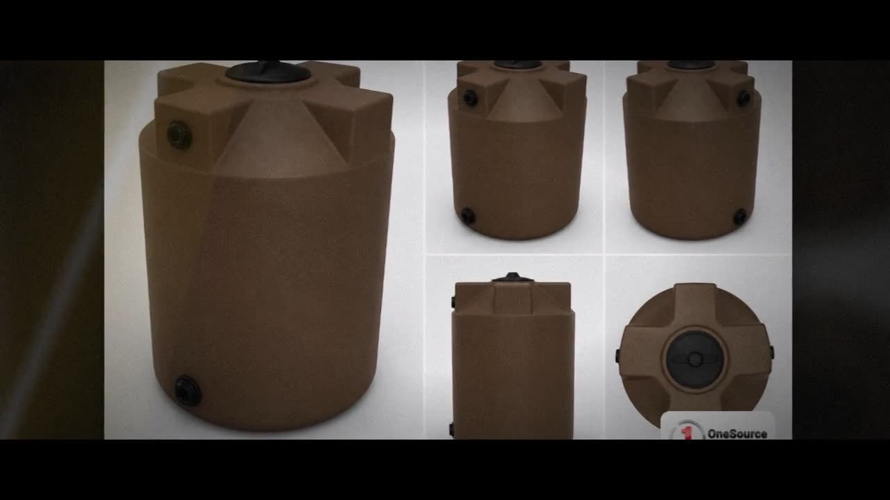 Bushman 100 Gallon Dark Brown Vertical Water Storage Tank video