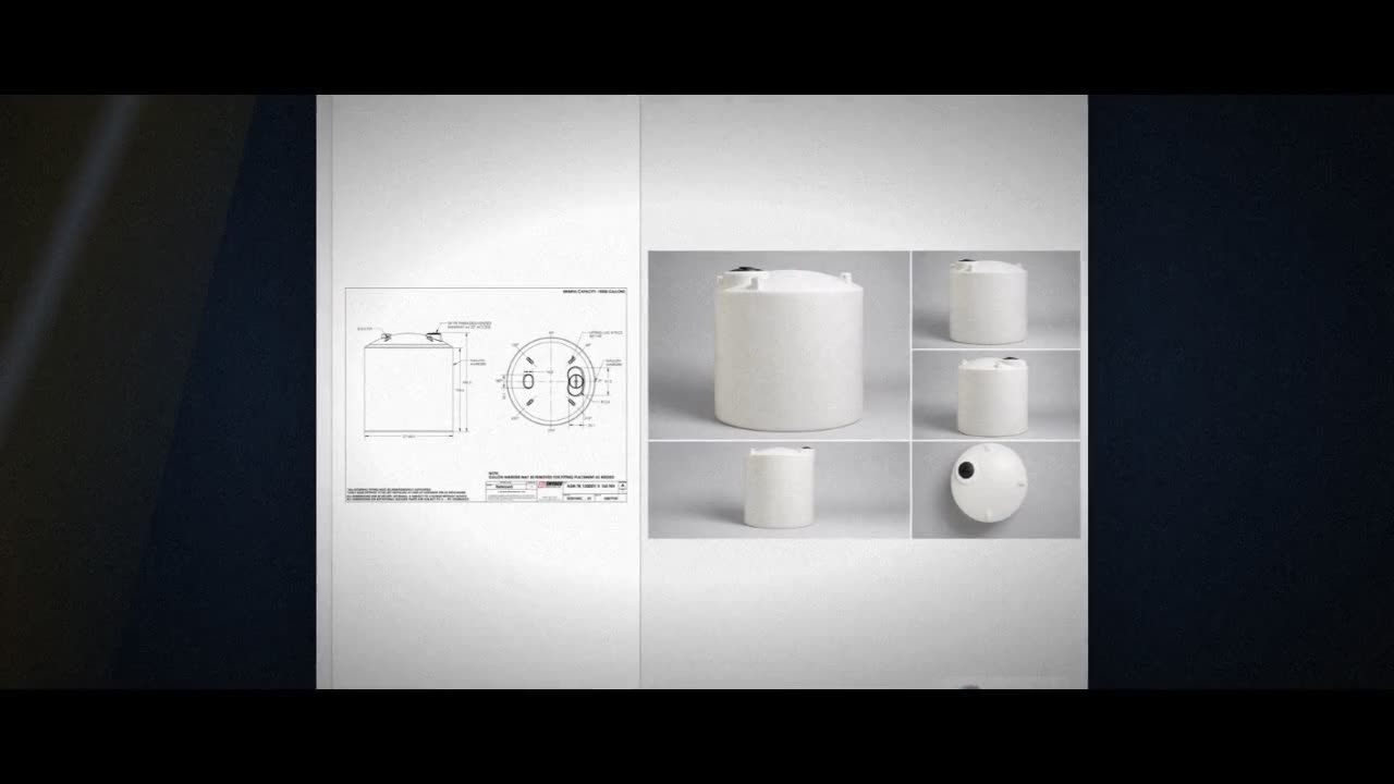 Snyder Industries 15000 Gallon Heavy Duty Vertical Storage Tank video