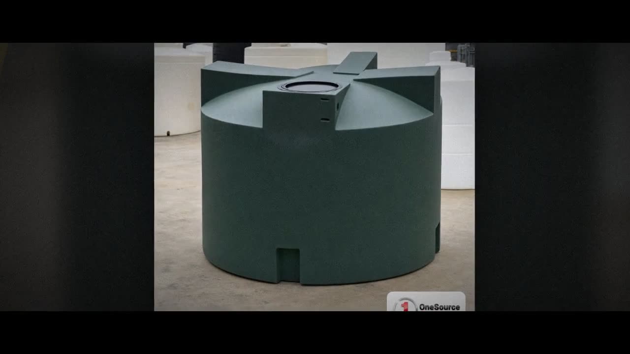 Bushman 1500 Gallon Dark Green Vertical Water Storage Tank video