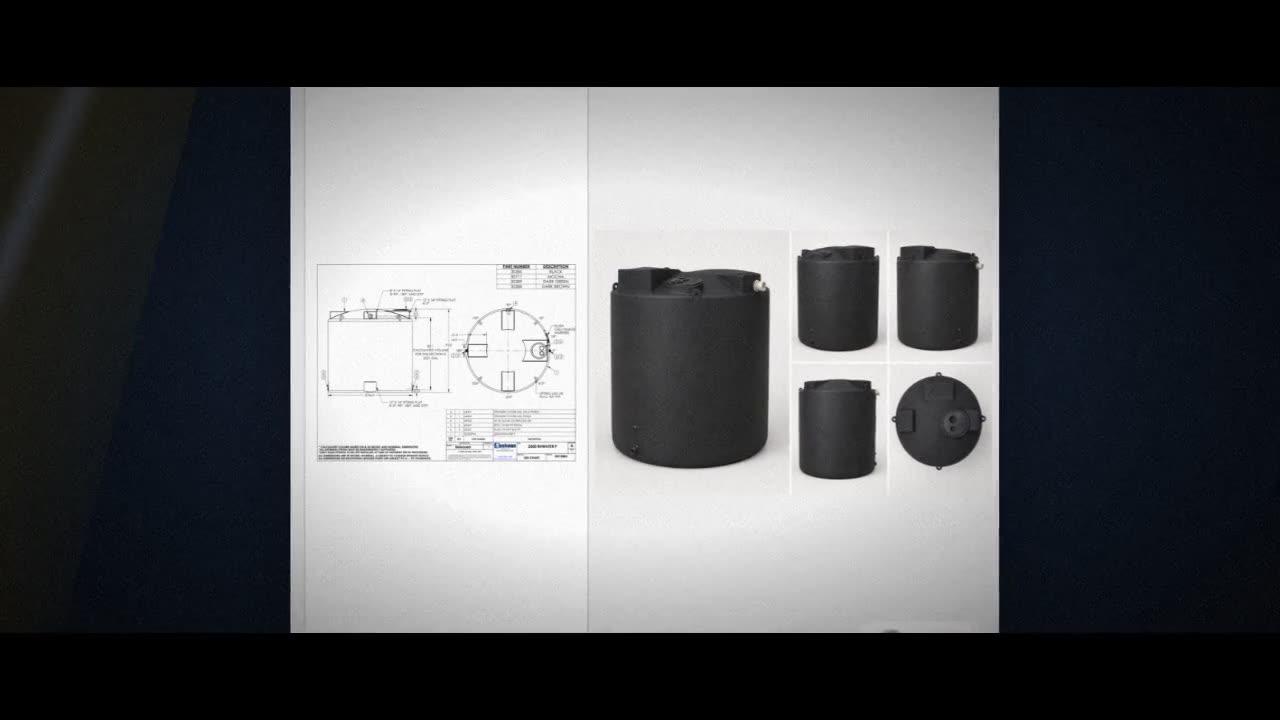 Bushman 2500 Gallon Black Rainwater Collection Tank video