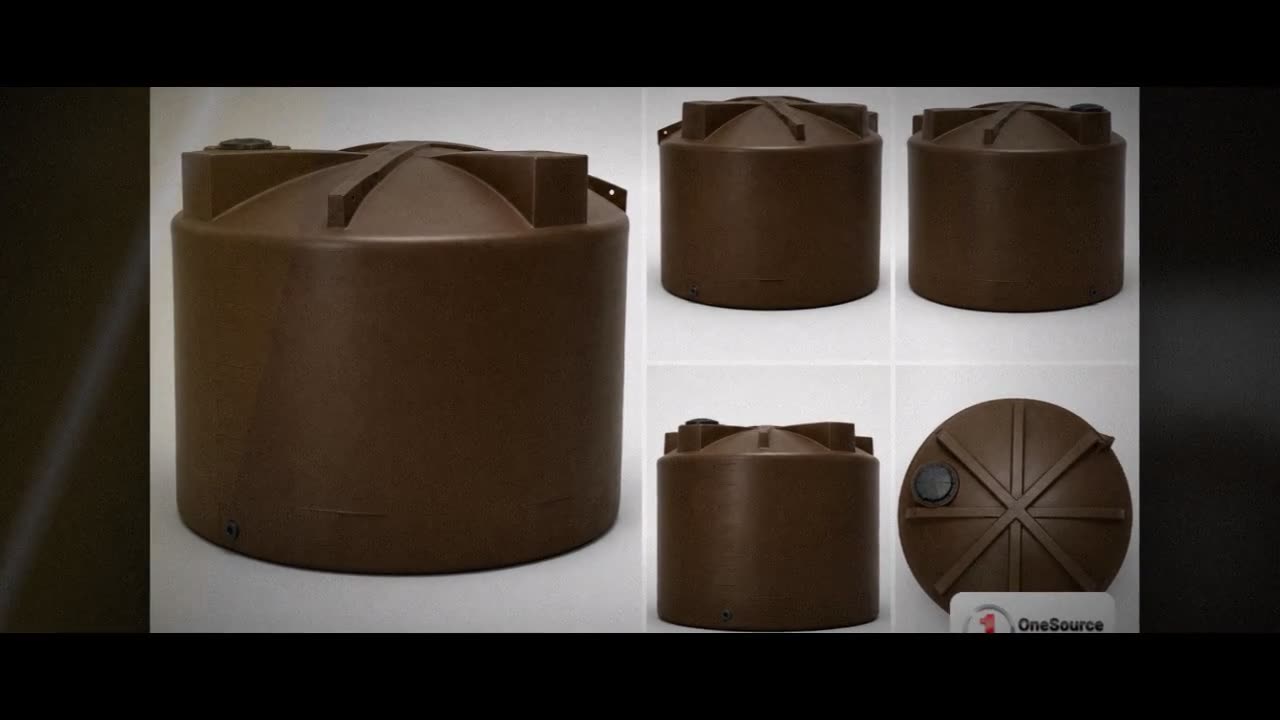 Bushman 5000 Gallon Dark Brown Vertical Water Storage Tank video