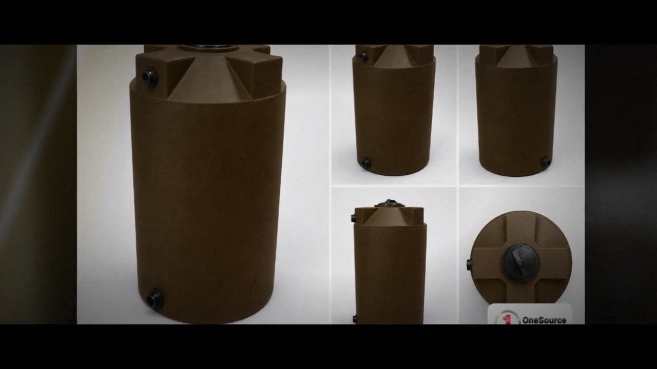 Bushman 125 Gallon Dark Brown Vertical Water Storage Tank video