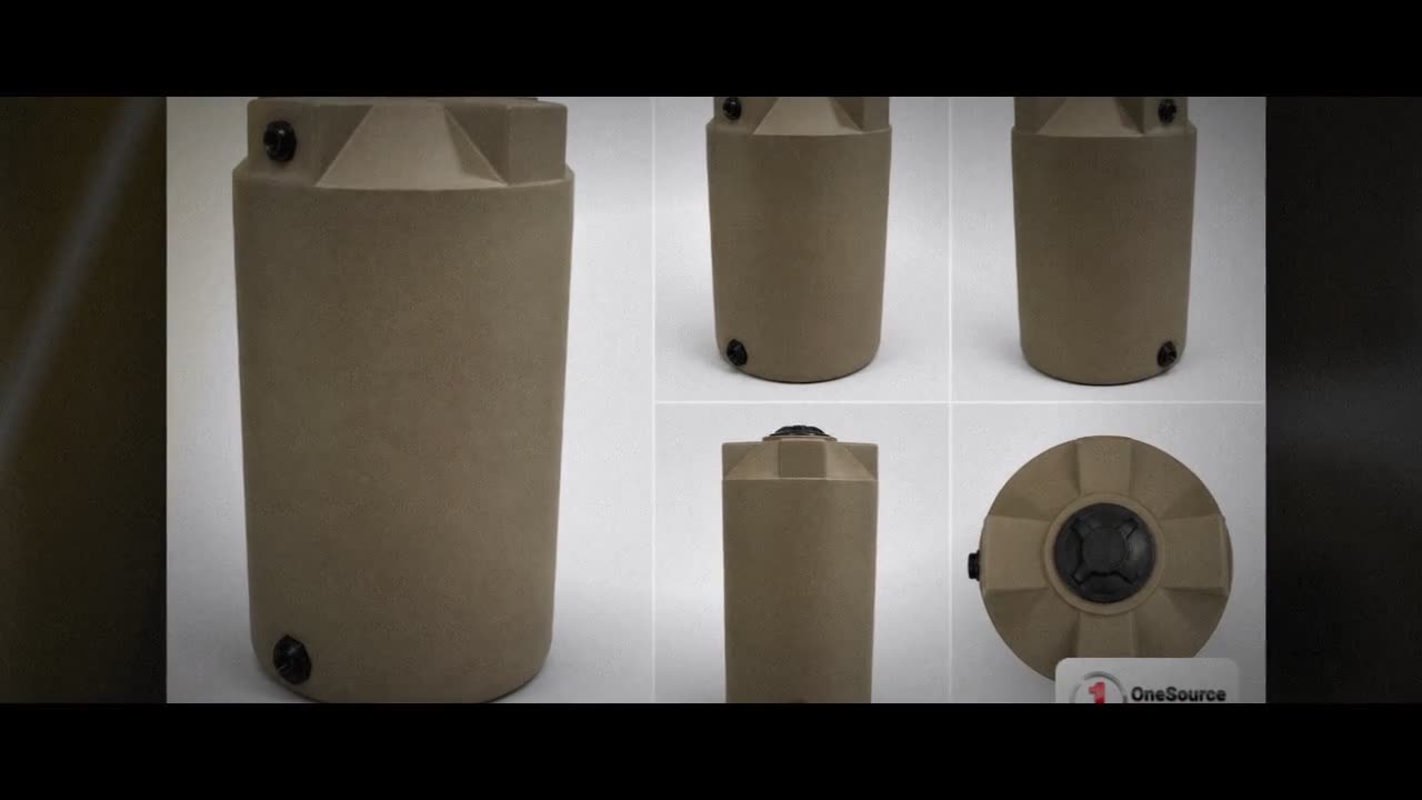 Bushman 150 Gallon Mocha Vertical Water Storage Tank video