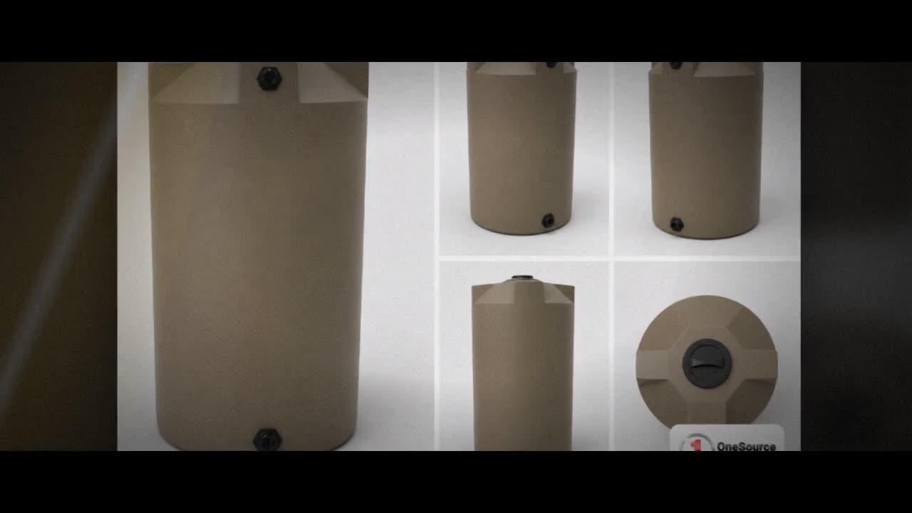 Bushman 250 Gallon Mocha Vertical Water Storage Tank video