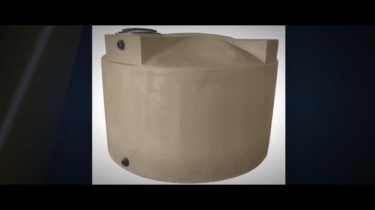 Bushman 1500 Gallon Mocha Vertical Water Storage Tank video
