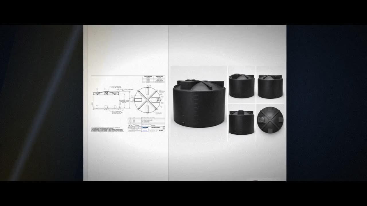 Bushman 5000 Gallon Black Rainwater Collection Tank video